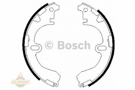 Bosch Колодки гальмівні барабанні BOSCH 0 986 487 422 - Заображення 2