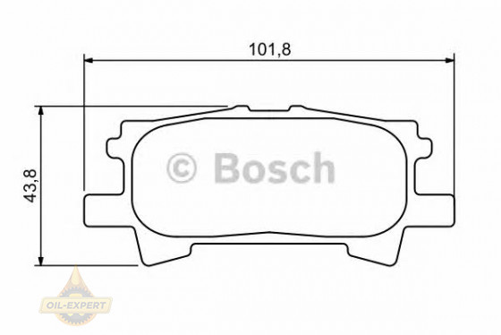 Bosch Колодки тормозные дисковые BOSCH 0 986 494 224 - Картинка 2
