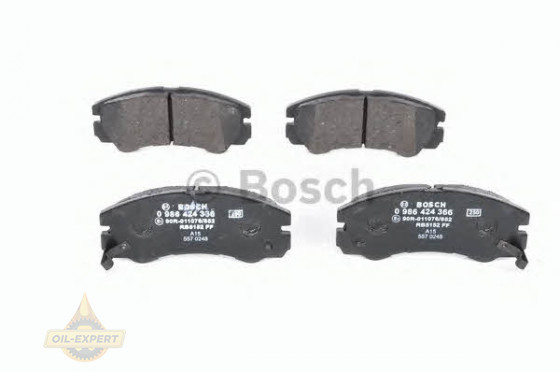 Bosch Колодки тормозные дисковые BOSCH 0 986 424 366 - Картинка 2