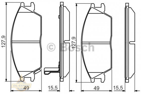 Bosch Колодки тормозные дисковые BOSCH 0 986 495 221 - Картинка 1