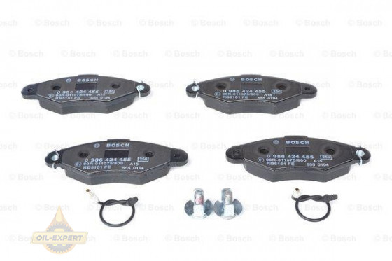 Bosch Колодки тормозные дисковые BOSCH 0 986 424 455 - Картинка 6