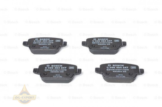 Bosch Колодки тормозные дисковые BOSCH 0 986 494 247 - Картинка 3