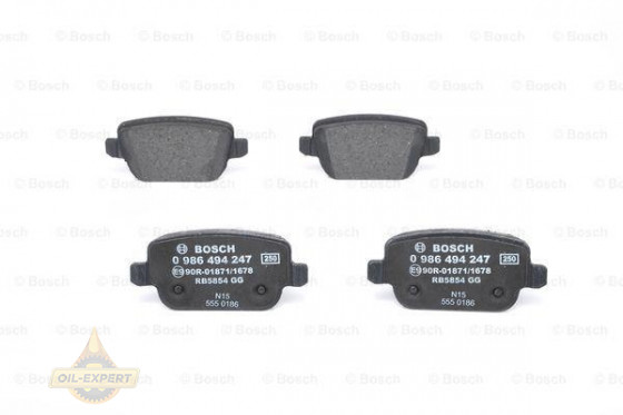 Bosch Колодки тормозные дисковые BOSCH 0 986 494 247 - Картинка 6