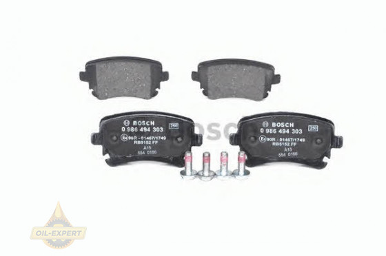 Bosch Колодки тормозные дисковые BOSCH 0 986 494 303 - Картинка 2