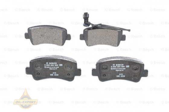 Bosch Колодки дискові гальмові BOSCH 0 986 494 500 - Заображення 3