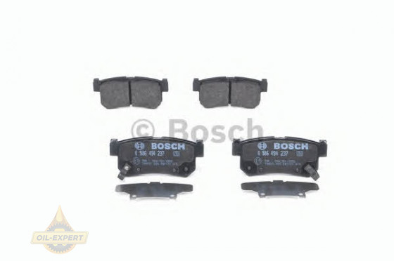Bosch Колодки гальмівні дискові BOSCH 0 986 494 237 - Заображення 2