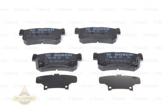 Bosch Колодки гальмівні дискові BOSCH 0 986 494 237 - Заображення 4