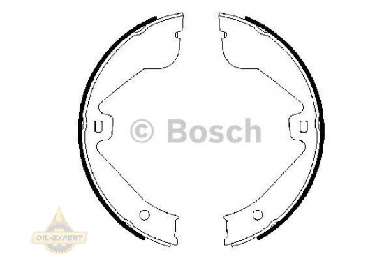 Bosch Колодки тормозные барабанные BOSCH 0 986 487 705 - Картинка 1