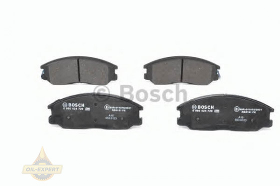 Bosch Колодки тормозные дисковые BOSCH 0 986 424 729 - Картинка 7