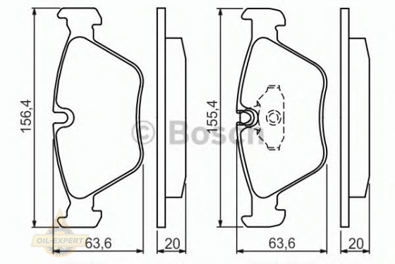 Bosch Колодки тормозные дисковые BOSCH 0 986 494 007 - Картинка 2