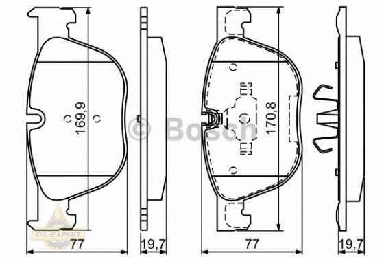 Bosch Колодки тормозные дисковые BOSCH 0 986 494 191 - Картинка 4