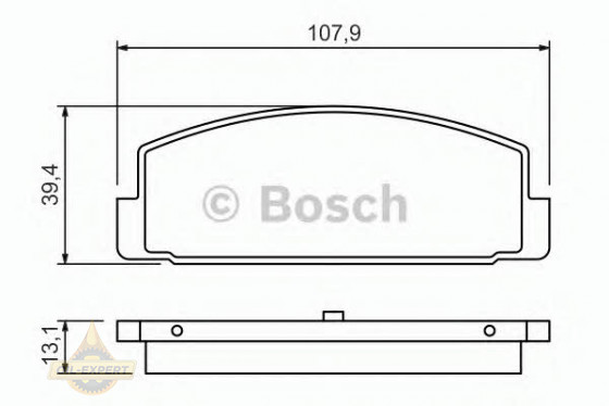 Bosch Колодки тормозные дисковые BOSCH 0 986 424 295 - Картинка 2