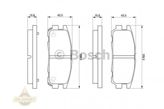 Bosch Колодки тормозные дисковые BOSCH 0 986 424 367 - Картинка 7
