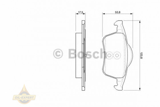 Bosch Колодки тормозные дисковые BOSCH 0 986 424 539 - Картинка 2