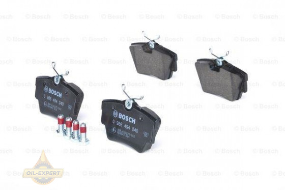 Bosch Колодки тормозные дисковые BOSCH 0 986 494 040 - Картинка 1
