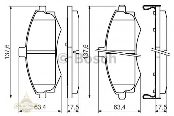 Bosch Колодки тормозные дисковые BOSCH 0 986 424 810 - Картинка 7