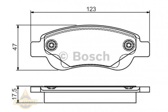 Bosch Колодки тормозные дисковые BOSCH 0 986 495 085 - Картинка 1