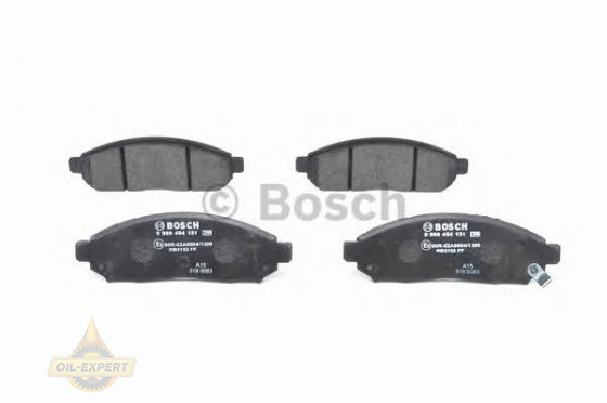 Bosch Колодки тормозные дисковые BOSCH 0 986 494 151 - Картинка 2