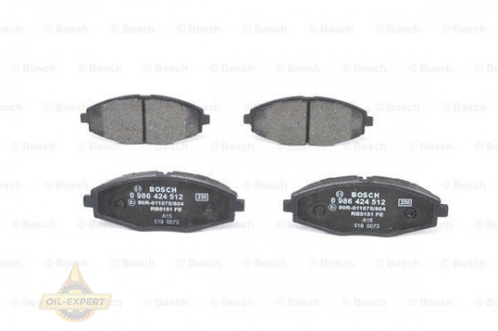 Bosch Колодки тормозные дисковые BOSCH 0 986 424 512 - Картинка 3