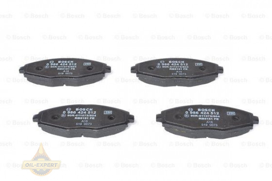 Bosch Колодки тормозные дисковые BOSCH 0 986 424 512 - Картинка 6