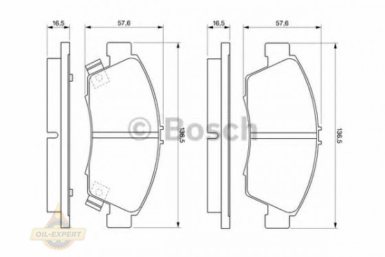 Bosch Колодки тормозные дисковые BOSCH 0 986 461 759 - Картинка 2