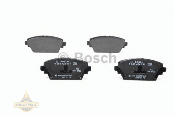 Bosch Колодки тормозные дисковые BOSCH 0 986 424 791 - Картинка 7
