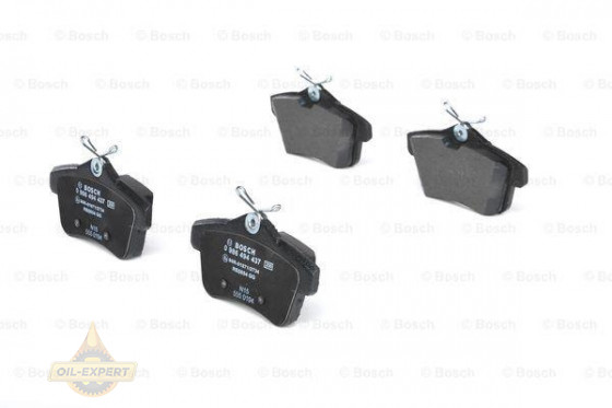 Bosch Колодки дискові гальмові BOSCH 0 986 494 437 - Заображення 1