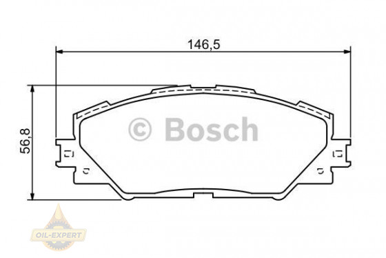 Bosch Колодки тормозные дисковые BOSCH 0 986 494 174 - Картинка 3