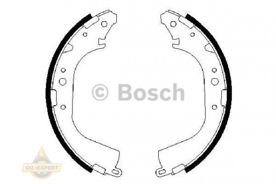 Bosch Колодки тормозные барабанные BOSCH 0 986 487 354 - Картинка 1