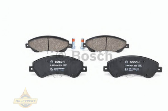 Bosch Колодки тормозные дисковые BOSCH 0 986 494 236 - Картинка 4