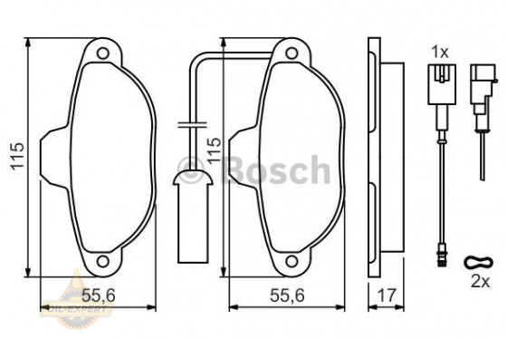 Bosch Колодки тормозные дисковые BOSCH 0 986 424 379 - Картинка 7