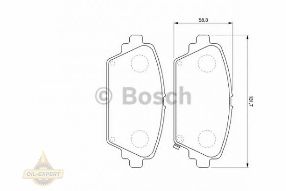 Bosch Колодки тормозные дисковые BOSCH 0 986 424 663 - Картинка 2