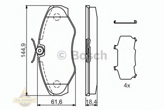 Bosch Колодки тормозные дисковые BOSCH 0 986 424 531 - Картинка 7