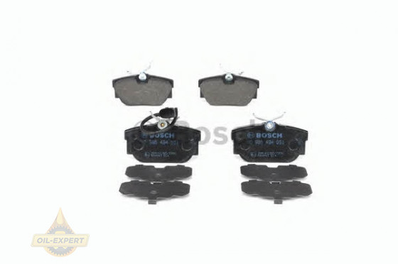Bosch Колодки дискові гальмові BOSCH 0 986 494 051 - Заображення 7