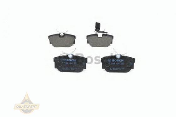 Bosch Колодки дискові гальмові BOSCH 0 986 494 051 - Заображення 5