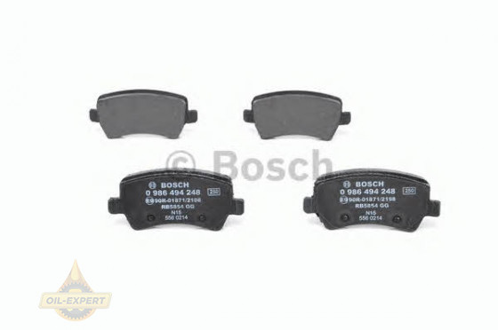 Bosch Колодки тормозные дисковые BOSCH 0 986 494 248 - Картинка 2