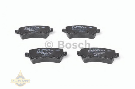 Bosch Колодки тормозные дисковые BOSCH 0 986 494 248 - Картинка 7