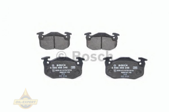 Bosch Колодки тормозные дисковые BOSCH 0 986 466 346 - Картинка 7
