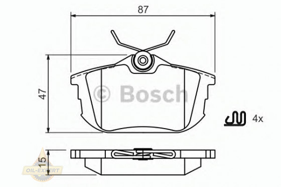 Bosch Колодки тормозные дисковые BOSCH 0 986 494 506 - Картинка 2