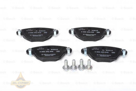 Bosch Колодки тормозные дисковые BOSCH 0 986 494 046 - Картинка 3