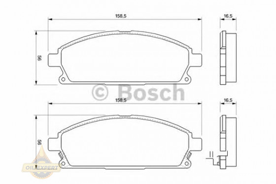 Bosch Колодки тормозные дисковые BOSCH 0 986 424 715 - Картинка 7