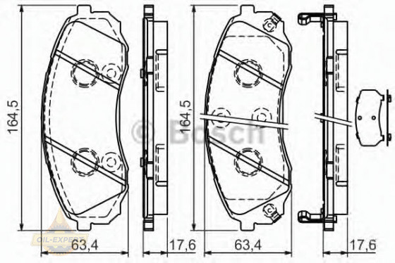Bosch Колодки тормозные дисковые BOSCH 0 986 494 377 - Картинка 2