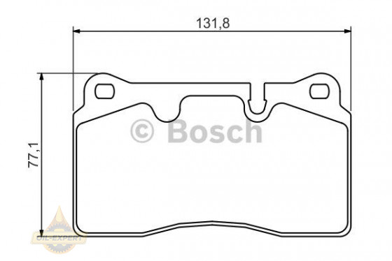 Bosch Колодки тормозные дисковые BOSCH 0 986 494 351 - Картинка 6