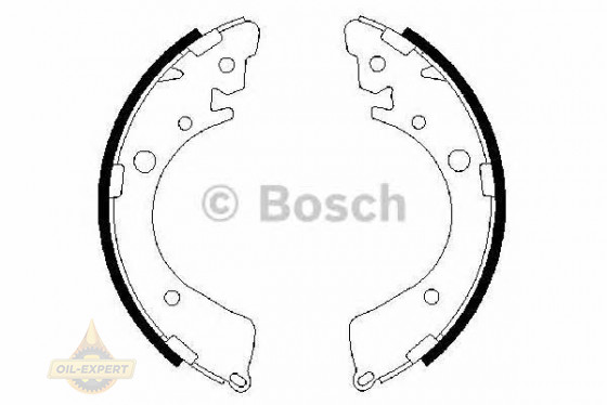 Bosch Колодки гальмівні барабанні BOSCH 0 986 487 323 - Заображення 2