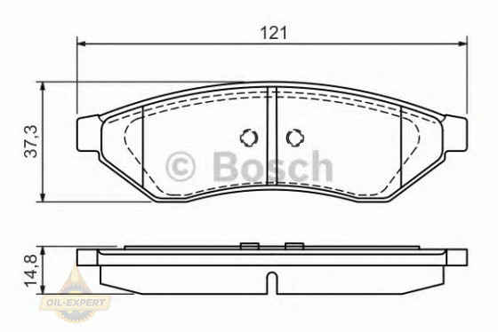 Bosch Колодки тормозные дисковые BOSCH 0 986 494 172 - Картинка 2