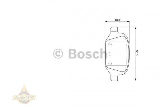 Bosch Колодки тормозные дисковые BOSCH 0 986 424 756 - Картинка 2