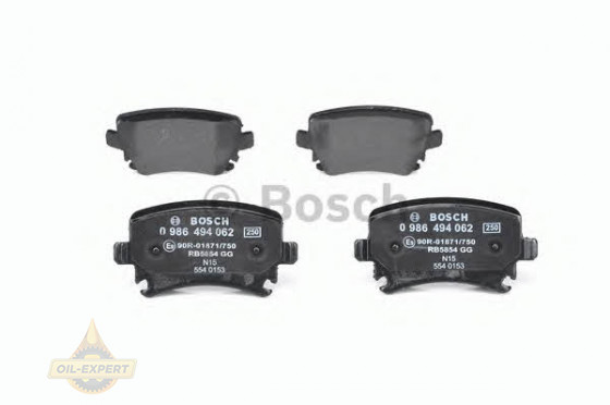 Bosch Колодки тормозные дисковые BOSCH 0 986 494 062 - Картинка 4