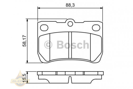 Bosch Колодки тормозные дисковые BOSCH 0 986 494 253 - Картинка 1