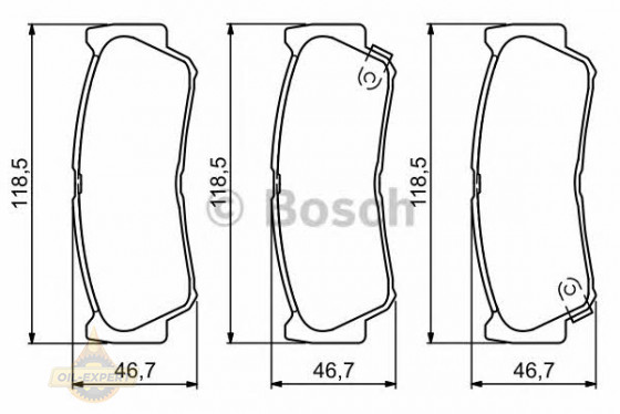 Bosch Колодки тормозные дисковые BOSCH 0 986 494 230 - Картинка 4