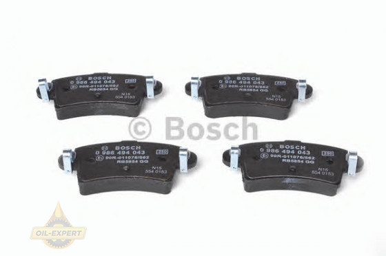 Bosch Колодки тормозные дисковые BOSCH 0 986 494 043 - Картинка 7
